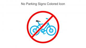 No Parking Signs Colored Icon In Powerpoint Pptx Png And Editable Eps Format