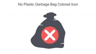 No Plastic Garbage Bag Colored Icon In Powerpoint Pptx Png And Editable Eps Format