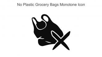 No Plastic Grocery Bags Monotone Icon In Powerpoint Pptx Png And Editable Eps Format
