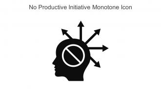 No Productive Initiative Monotone Icon In Powerpoint Pptx Png And Editable Eps Format