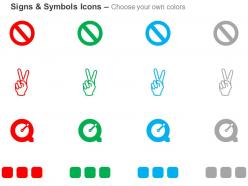 No quicktime peace ellipsis ppt icons graphics
