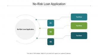 No risk loan application ppt powerpoint presentation gallery maker cpb