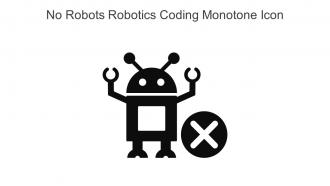 No Robots Robotics Coding Monotone Icon In Powerpoint Pptx Png And Editable Eps Format