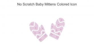 No Scratch Baby Mittens Colored Icon In Powerpoint Pptx Png And Editable Eps Format