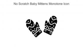 No Scratch Baby Mittens Monotone Icon In Powerpoint Pptx Png And Editable Eps Format
