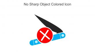 No Sharp Object Colored Icon In Powerpoint Pptx Png And Editable Eps Format