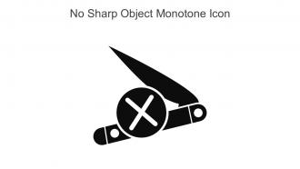 No Sharp Object Monotone Icon In Powerpoint Pptx Png And Editable Eps Format
