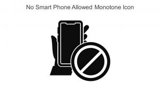 No Smart Phone Allowed Monotone Icon In Powerpoint Pptx Png And Editable Eps Format