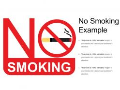 No smoking example