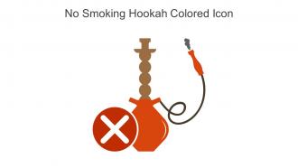 No Smoking Hookah Colored Icon In Powerpoint Pptx Png And Editable Eps Format