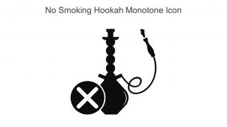 No Smoking Hookah Monotone Icon In Powerpoint Pptx Png And Editable Eps Format