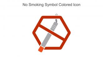 No Smoking Symbol Colored Icon In Powerpoint Pptx Png And Editable Eps Format