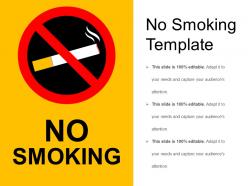 No smoking template