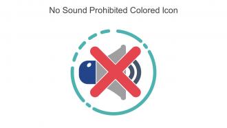 No Sound Prohibited Colored Icon In Powerpoint Pptx Png And Editable Eps Format
