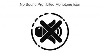 No Sound Prohibited Monotone Icon In Powerpoint Pptx Png And Editable Eps Format