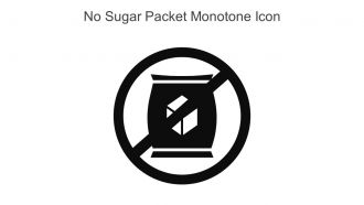 No Sugar Packet Monotone Icon In Powerpoint Pptx Png And Editable Eps Format