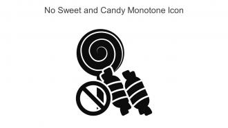 No Sweet And Candy Monotone Icon In Powerpoint Pptx Png And Editable Eps Format