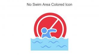 No Swim Area Colored Icon In Powerpoint Pptx Png And Editable Eps Format