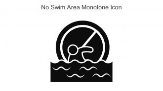 No Swim Area Monotone Icon In Powerpoint Pptx Png And Editable Eps Format