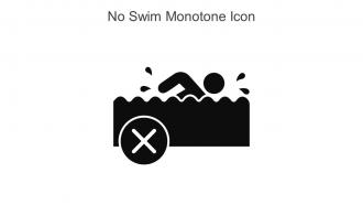 No Swim Monotone Icon In Powerpoint Pptx Png And Editable Eps Format