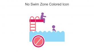 No Swim Zone Colored Icon In Powerpoint Pptx Png And Editable Eps Format