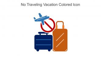 No Traveling Vacation Colored Icon In Powerpoint Pptx Png And Editable Eps Format