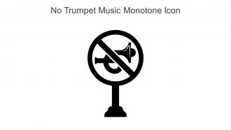 No Trumpet Music Monotone Icon In Powerpoint Pptx Png And Editable Eps Format