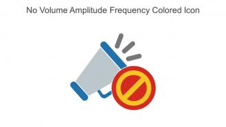 No Volume Amplitude Frequency Colored Icon In Powerpoint Pptx Png And Editable Eps Format
