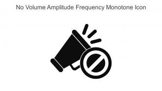 No Volume Amplitude Frequency Monotone Icon In Powerpoint Pptx Png And Editable Eps Format