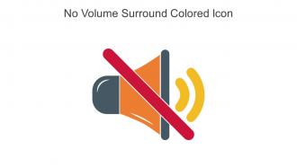 No Volume Surround Colored Icon In Powerpoint Pptx Png And Editable Eps Format