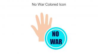 No War Colored Icon In Powerpoint Pptx Png And Editable Eps Format