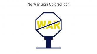 No War Sign Colored Icon In Powerpoint Pptx Png And Editable Eps Format