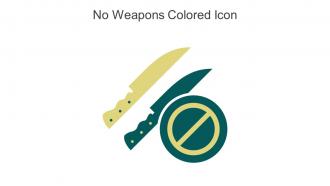 No Weapons Colored Icon In Powerpoint Pptx Png And Editable Eps Format