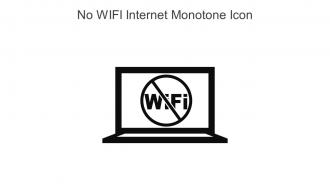 No WIFI Internet Monotone Icon In Powerpoint Pptx Png And Editable Eps Format