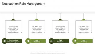 Nociception Pain Management In Powerpoint And Google Slides Cpb