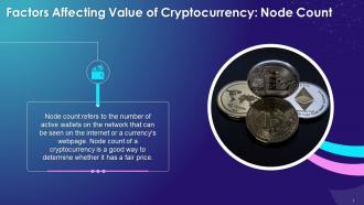 Node Count As A Factor For Determining Value Of Cryptocurrency Training Ppt