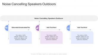 Noise Cancelling Speakers Outdoors In Powerpoint And Google Slides Cpb