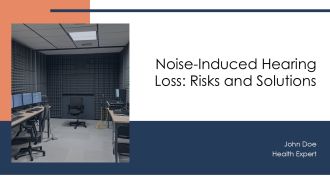 Noiseinduced Hearing Loss Risks And Solutions PPT PowerPoint AT