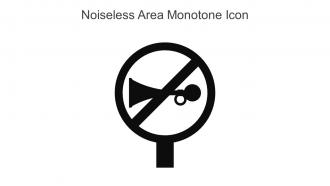 Noiseless Area Monotone Icon In Powerpoint Pptx Png And Editable Eps Format