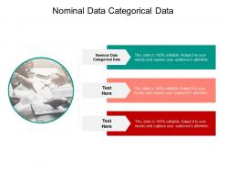 Nominal data categorical data ppt powerpoint presentation slides graphics example cpb