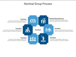 Nominal group process ppt powerpoint presentation portfolio background images cpb