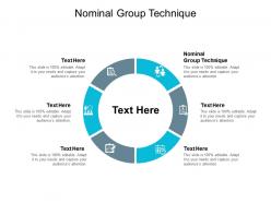 Nominal group technique ppt powerpoint presentation infographic template background cpb