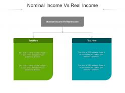 Nominal income vs real income ppt powerpoint presentation summary show cpb