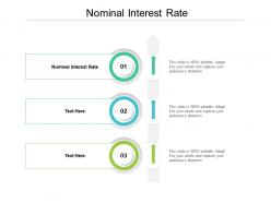 Nominal interest rate ppt powerpoint presentation diagram images cpb