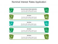 Nominal interest rates application ppt powerpoint presentation file brochure cpb