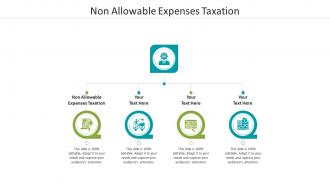 Non allowable expenses taxation ppt powerpoint presentation pictures cpb