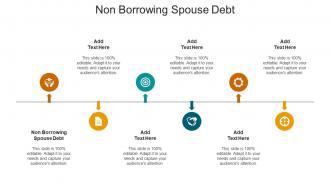 Non Borrowing Spouse Debt Ppt Powerpoint Presentation Inspiration Templates Cpb