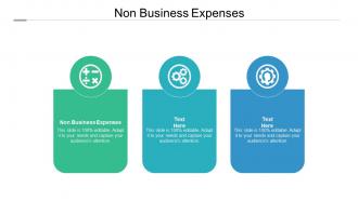 Non business expenses ppt powerpoint presentation icon templates cpb