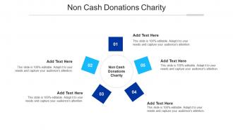 Non Cash Donations Charity Ppt Powerpoint Presentation Portfolio Gridlines Cpb