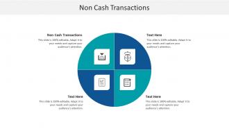 Non cash transactions ppt powerpoint presentation professional examples cpb